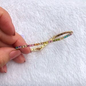 Baublebar Bennett Tennis Bracelet - Multicolor 2 sizes 6.15”, 6.75”. Brand new